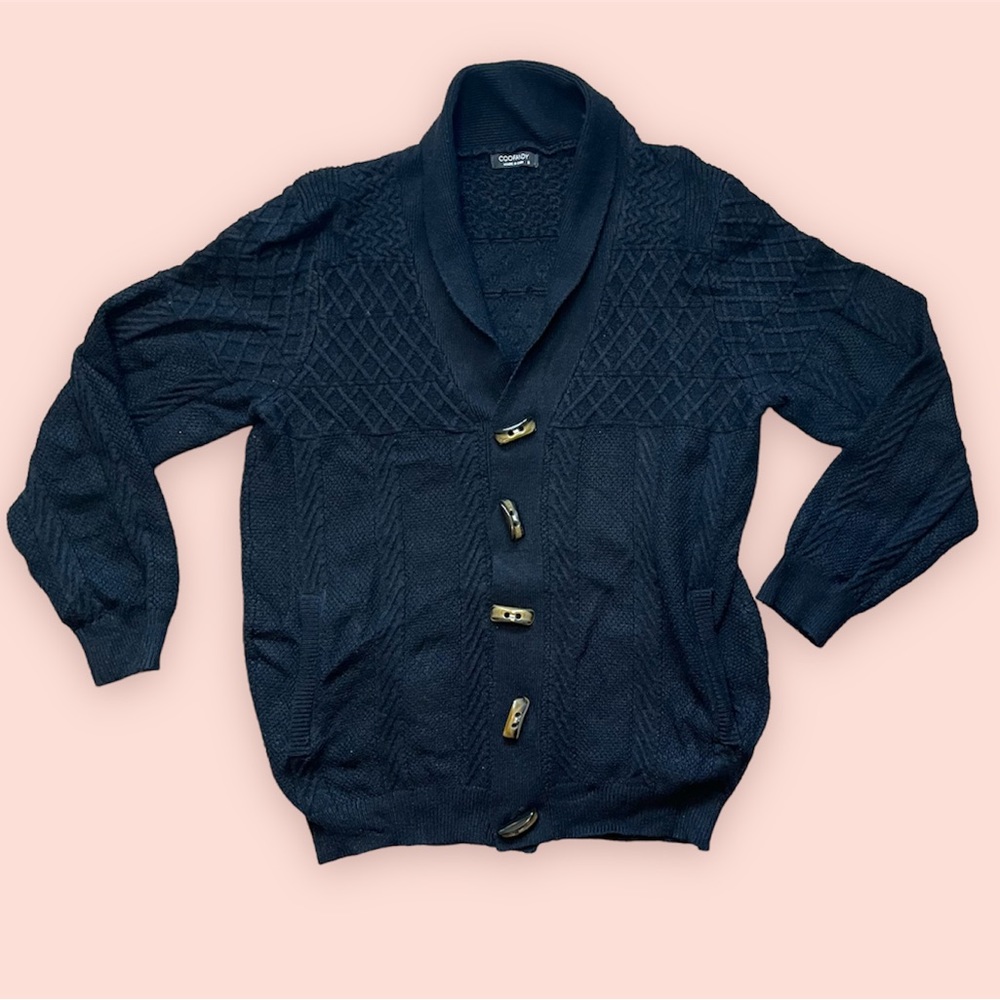 Coofandy Black Cardigan Sweater Business Casual Basics Business Casual Cozy